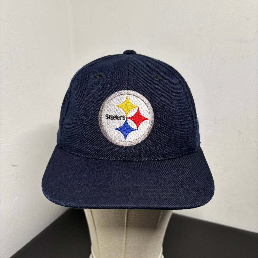 Vintage Sport Specialties Pittsburgh Steelers SnapBack Hat Navy Blue Small/Youth